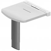 AKW Onyx Compact Fold Up Shower Seat - White
