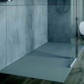AKW Onyx Square Shower Tray 900mm x 900mm - Grey