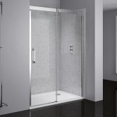 April Prestige RH Sliding Shower Door - 1200mm Wide - 8mm Glass