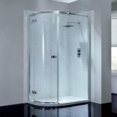 April Prestige LH Offset Quadrant Shower Enclosure - 1200mm x 900mm - 8mm Glass