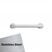 Armitage Shanks Contour 21 Rest Grab Rail for Support Cushion 400mm Length - Stainless Steel