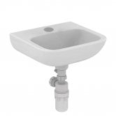 Armitage Shanks Portman 21 Wall Hung Cloakroom Basin No Overflow 400mm Wide - 1 Tap Hole