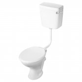 Armitage Shanks Sandringham 21 Low Level Toilet WC Bottom Inlet Cistern - Standard Seat