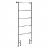 Bayswater Juliet Floor Mounted Traditional Towel Rail 1549mm x 598mm Chrome