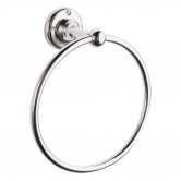 Bayswater Traditional Round Towel Ring Chrome