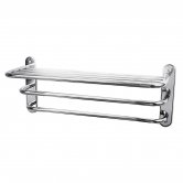 Bayswater Traditional 3-Tier Towel Rack Chrome