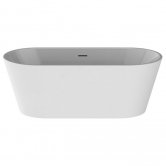 BC Designs Bletchley Freestanding Double Ended Bath 1600mm x 700mm - 0 Tap Hole
