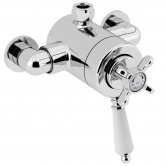 Bristan 1901 Exposed Concentric Top Outlet Shower Valve Only - Chrome