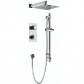 Bristan Cobalt Dual Concealed Mixer Shower with Shower Kit and Fixed Head