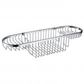 Bristan Large Wall Fixed Wire Basket - Chrome