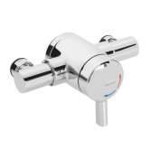 Bristan OPAC Thermostatic Exposed Mini Shower Valve with Lever Handle - Chrome