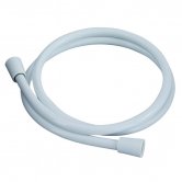 Bristan Cone-to-Nut PVC Shower Hose, 1500mm Length, White