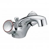 Bristan Value Club Dual Flow Basin Mixer Tap with Pop Up Waste - Chrome