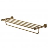 Britton Hoxton Wall Mounted Towel Rack - Brushed Brass