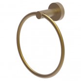Britton Hoxton Wall Mounted Towel Ring - Brushed Brass