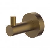 Britton Hoxton Wall Mounted Robe Hook - Brushed Brass