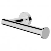 Britton Hoxton Single Wall Mounted Toilet Roll Holder - Chrome