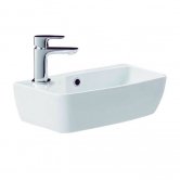 Britton My Home Cloakroom Basin 450mm Wide - 1 Tap Hole