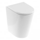 Britton Sphere Rimless Comfort Height Back to Wall Toilet 520mm Projection - Soft Close Seat