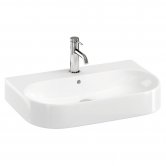 Britton Trim Wall Hung Basin 600mm Wide - 1 Tap hole