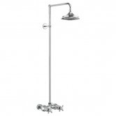 Burlington Eden Dual Exposed Shower with 6\ Fixed Head
