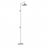 Burlington Eden Extended Dual Exposed Shower with 12\ Fixed Head