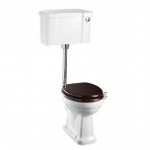 Burlington Regal Low Level Toilet Push Button Cistern - Excluding Seat