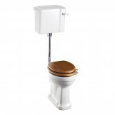 Burlington Regal Low Level Toilet Slimline Lever Cistern - Excluding Seat