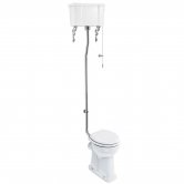 Burlington Regal High Level Toilet White Ceramic Cistern - Excluding Seat