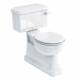 Burlington S-Trap Close Coupled Toilet Lever Cistern with Vertical Outlet - Excluding Seat