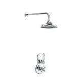 Burlington Severn Dual Concealed Mixer Shower 12inch Fixed Head