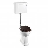 Burlington Standard Low Level Toilet Push Button Cistern - Excluding Seat