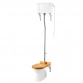 Burlington Standard High Level Toilet Single Flush Cistern - Excluding Seat