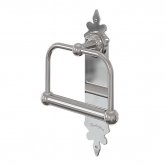 Burlington Spire Traditional Toilet Roll Holder Wall Mounted Chrome