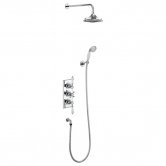 Burlington Trent Triple Concealed Mixer Shower with Shower Kit + 6\ Fixed Head