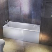 Cleargreen Reuse Rectangular Single Ended Bath 1500mm x 750mm - White