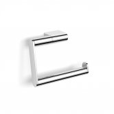 Duchy Urban Hinged Toilet Roll Holder, Wall Mounted, Chrome