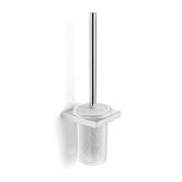 Duchy Urban Square Toilet Brush and Holder, Wall Mounted, Chrome