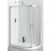 Eastbrook Vantage Offset Quadrant Shower Enclosure 1100mm x 900mm - 6mm Glass