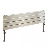 EcoRad Flat Tube Double Horizontal Radiator 312mm High x 1220mm Wide 8 Sections White