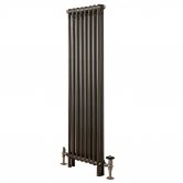 EcoRad Legacy 2 Column Radiator 1502mm High x 384mm Wide 8 Sections - Lacquer