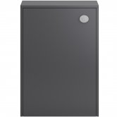 Hudson Reed Coast Back to Wall WC Unit 500mm Wide - Grey Gloss