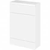 Hudson Reed Fusion Compact WC Unit with Polymarble Worktop 600mm Wide - Gloss White