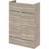 Hudson Reed Fusion Compact Vanity Unit 600mm Wide - Driftwood