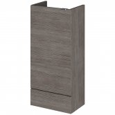 Hudson Reed Fusion Compact Base Unit 400mm Wide - Brown Grey Avola