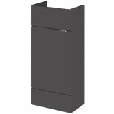 Hudson Reed Fusion Compact Vanity Unit 400mm Wide - Gloss Grey