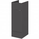 Hudson Reed Fusion Base Unit with 1 Drawer 300mm Wide - Gloss Grey