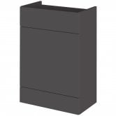 Hudson Reed Fusion WC Unit 600mm Wide - Gloss Grey