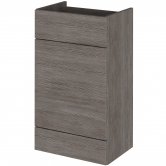 Hudson Reed Fusion WC Unit 500mm Wide - Brown Grey Avola
