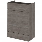 Hudson Reed Fusion WC Unit 600mm Wide - Brown Grey Avola